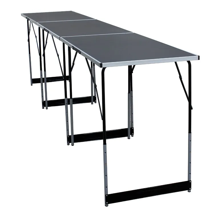 
Adjustable Folding Work Table in Aluminium for Wallpaper 300 X 60 Cm Folding Camper Camping Picnic Table SL-Wt009 
