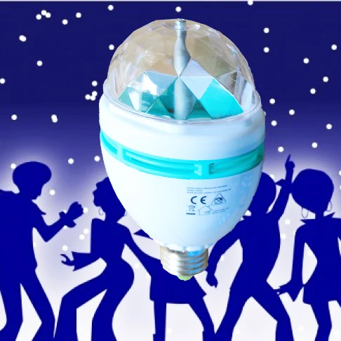 
3W rotating LED stage Effect Lighting for home party decoration 