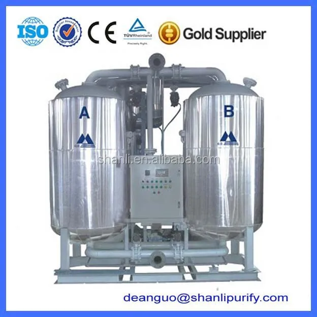 20bar or 40bar high inlet air pressure SLAD adsorption or regeneration desiccant air dryers and filters