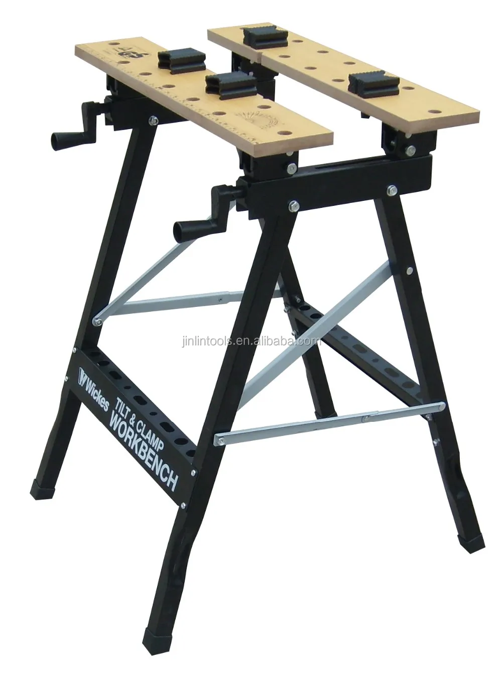 2 X FOLDABLE WORKBENCH PORTABLE WOOD BENCH WORK CLAMPING FOLDING WORKTOP TABLE