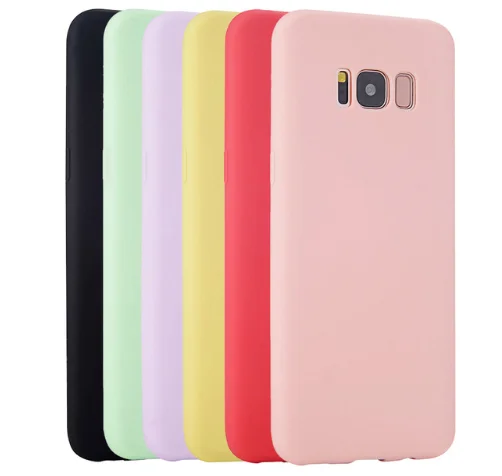 Original Soft Silicone Case For Samsung Galaxy  S8 s8 plus  s9 s9 Plus s10 s10 e s10 plus  s20 s20 ultra note 8 9 10