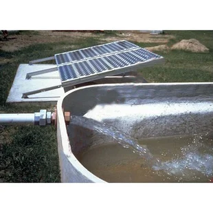 JINTAI 4 inches high flow borehole solar powered water pump solar panel system