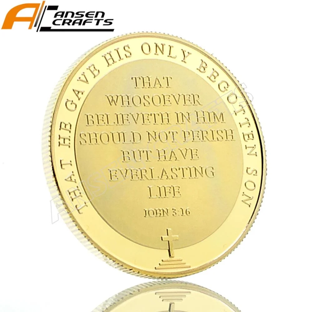 24k gold Challenge metal 1 Ounce Jesus Coin  souvenir coin