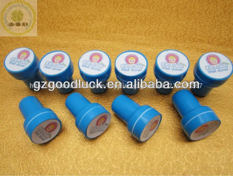 custom children's pre-signed stamp/lovely toy roller stamps