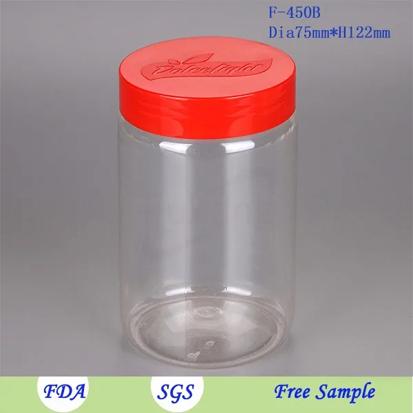 empty small oyster chocolate sauce bottle 500g empty plastic spice packing jar for chilli powder