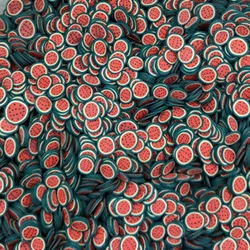 Лидер продаж, полимерные ломтики фруктов арбуза, спрей для слайма и дизайна ногтей, аксессуары для слайма, упаковка в пакет 1 кг, Лидер продаж