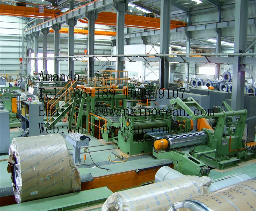 
 Станок для продольной резки стальных катушек  