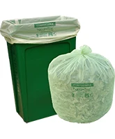 
Wholesale 3 Gallon Eco-friendly Cornstarch 100% biodegradable and Compostable OEM Garbage/Trash Bag On Roll 