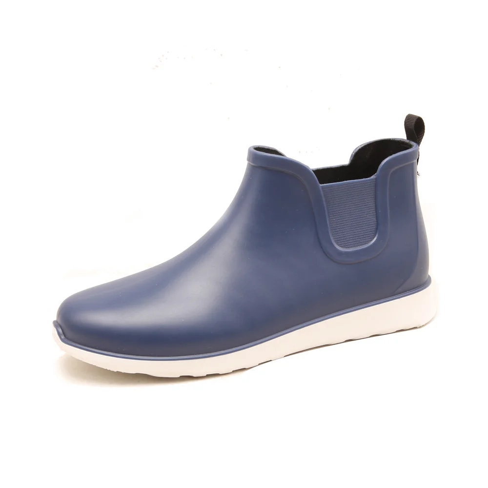 factory customized made Hotsale New style low height cut durable ankle waterproof PVC Men rainyday garden farm shoes male