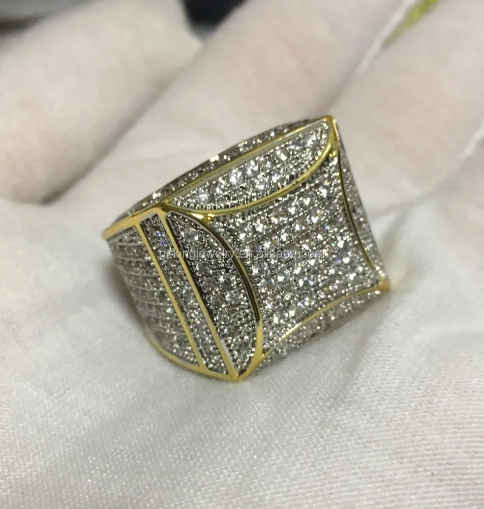 Модные кольца из серебра 925 пробы с китайским кубическим цирконием ювелирные изделия на палец для мальчиков сверкающие мужчин