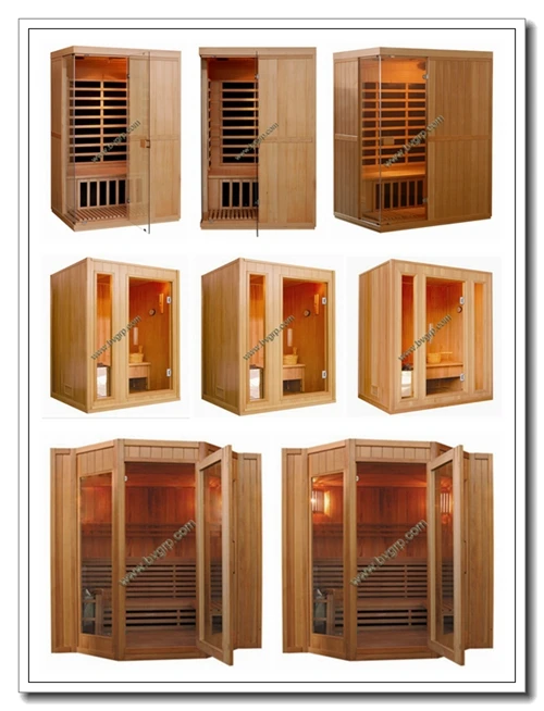 
Popular 2 persons use 1600w power new arrival outdoor sauna rooms luxury 