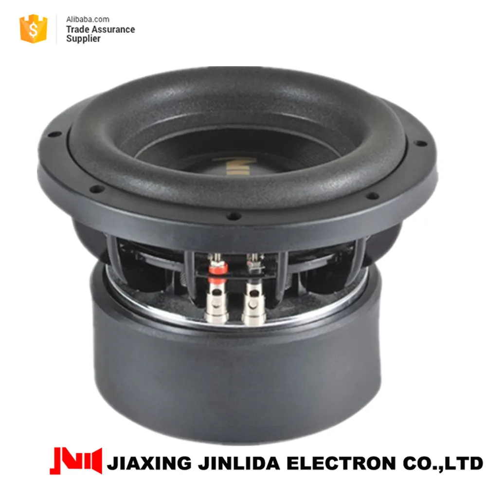 Автомобильные сабвуферы для соревнований с сабвуфером spl 8 дюймов и корпусом из литого алюминия