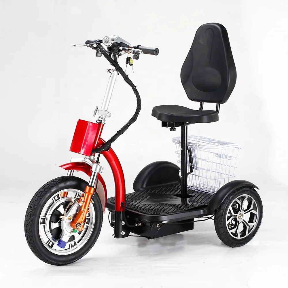 48V 500W Hot Sale 3 three wheel electric scooter for adult tricycle