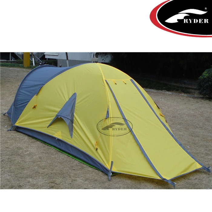 Picnic Stylish Shiny 3 Person Waterproof Three Season Outdoor  Extended Camping Tent Double Layer Two Entrance Vestibule