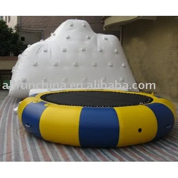 
inflatable water trampoline water jumper games custom logo color size 