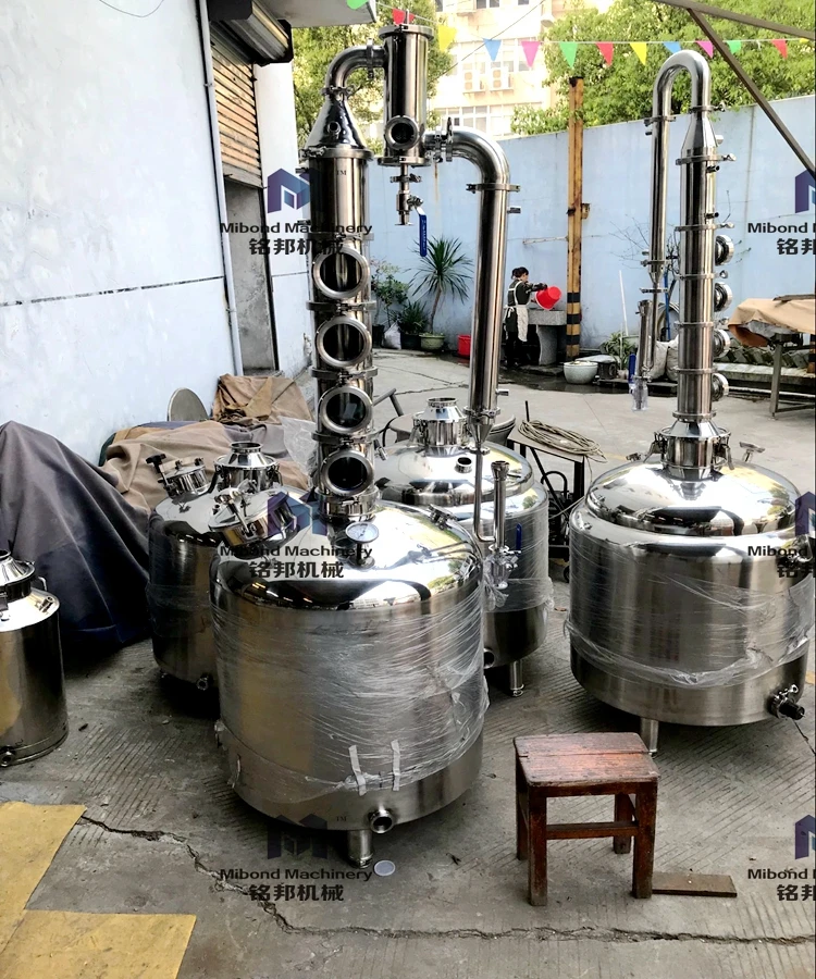 100L 200L Micro whisky vodka distillery equipment alcohol home distillation column