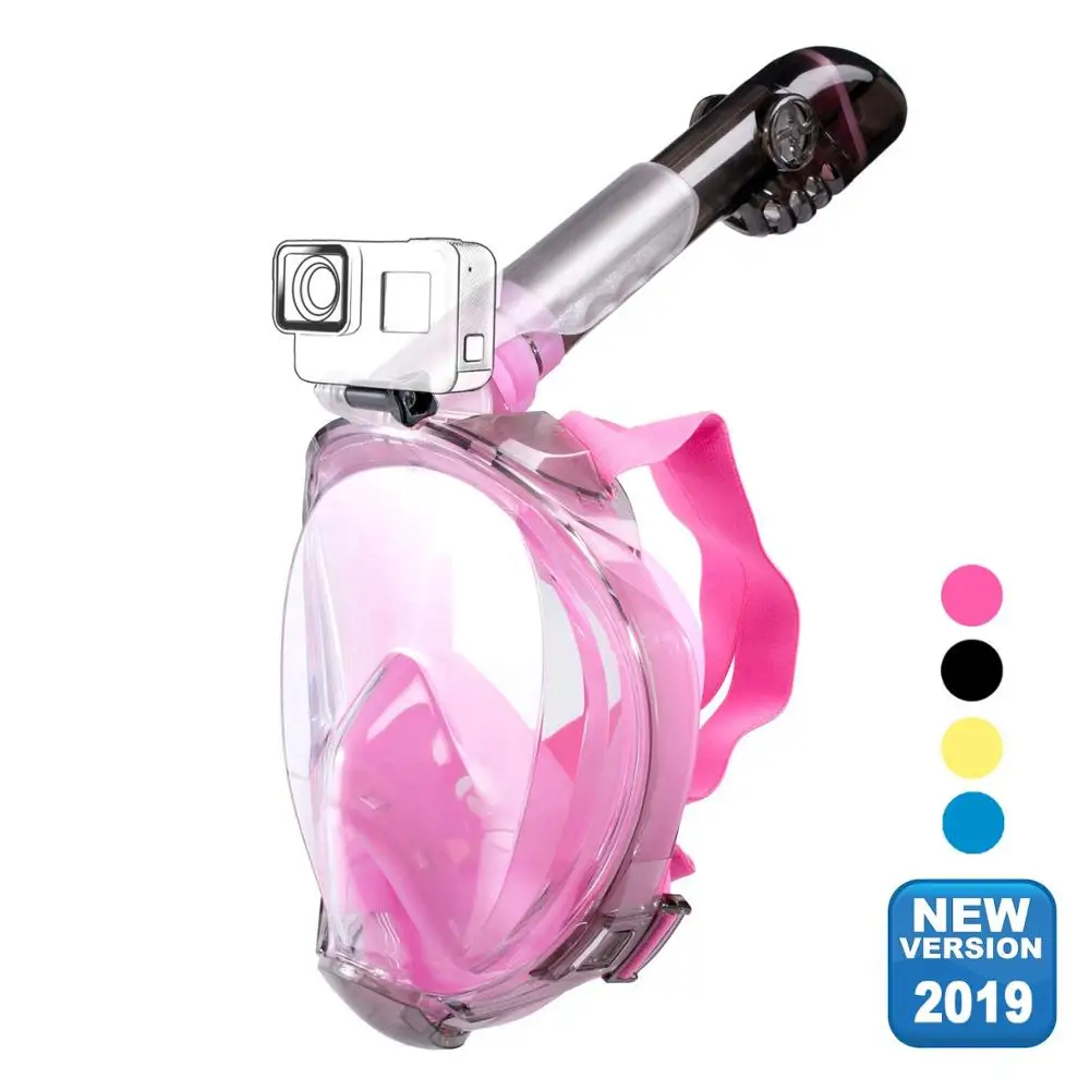 2019 Hot Sell Anti Leak Snorkel Mask Full face Swimming Mask