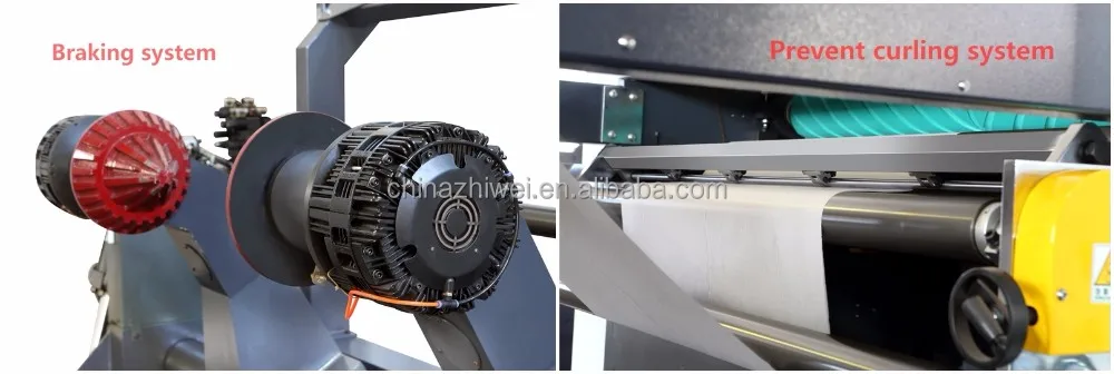 High speed rotary jumbo sheeter paper roll slitting sheeting machine