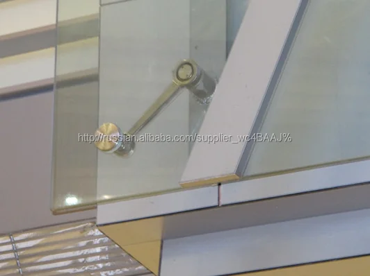 Высокое качество 180 град. паук с 2 оружия декоративное стекло разъем фитинги полированная нержавеющая сталь паук