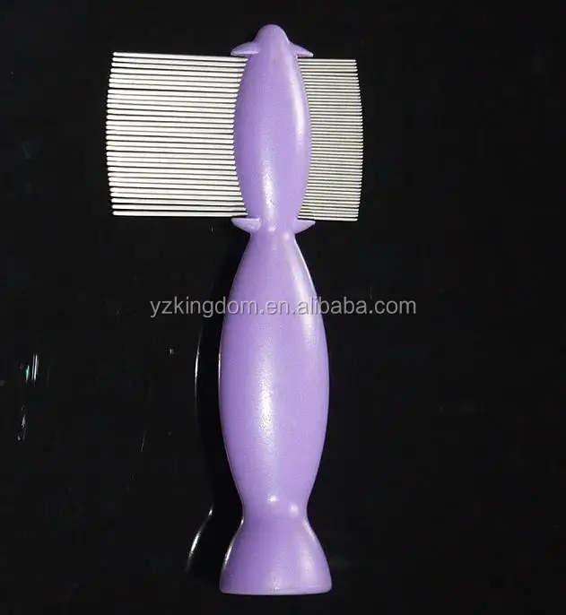 Двухсторонняя напольная гребень для блох с длинными и короткими контактами