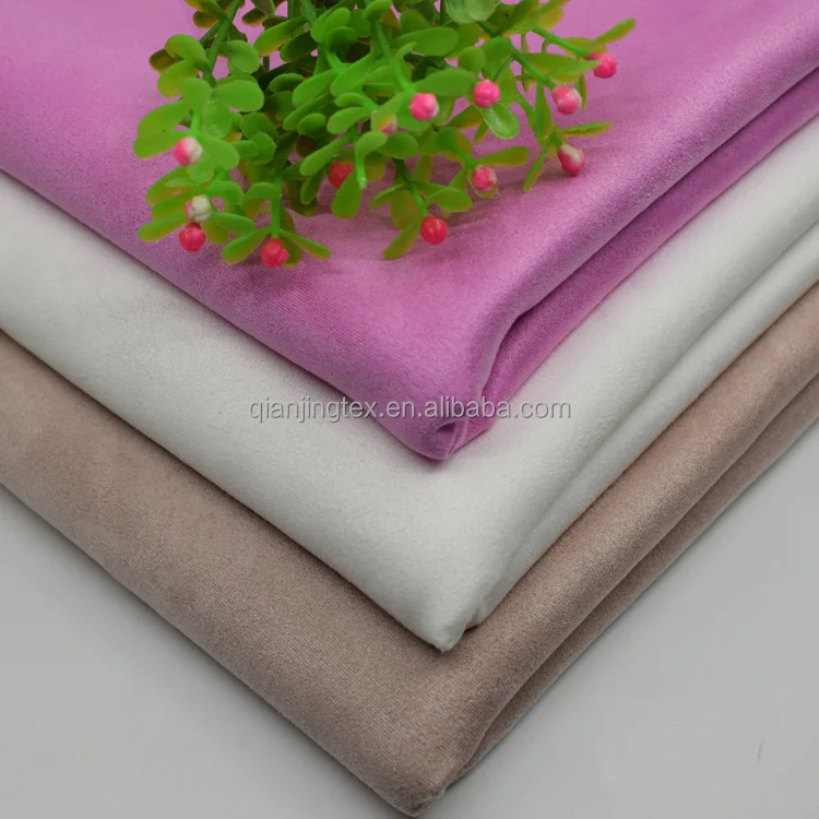 Заводская цена, высокое качество, мягкая драпировка, полиэстер, спандекс, толстая замшевая ткань