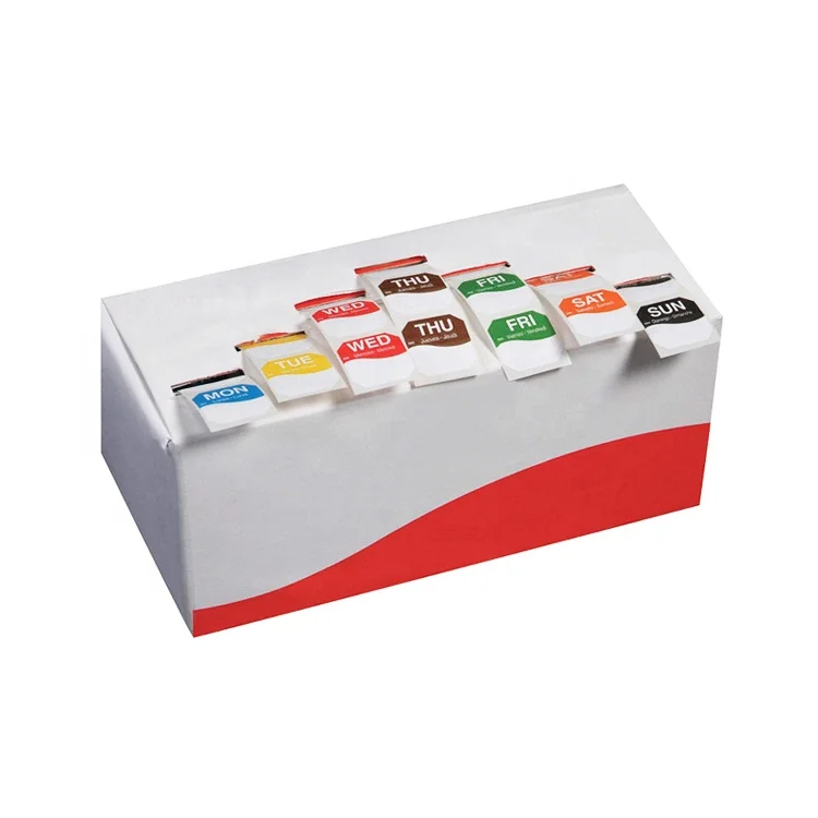 Custom Printing Removable Paper Week Label