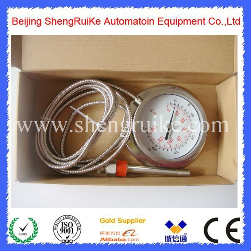 0-150C Capillary Pressure Temperature Gauge