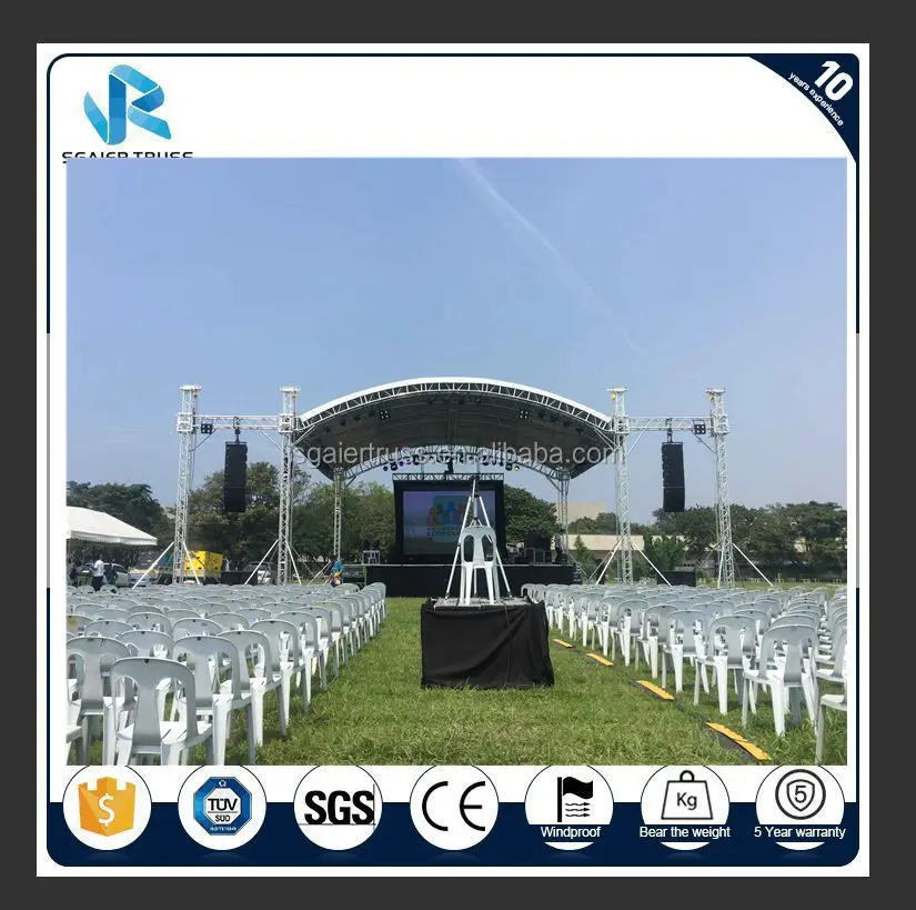 Высочайшее качество алюминиевая рамка этапа фермы структуры, ферменная конструкция