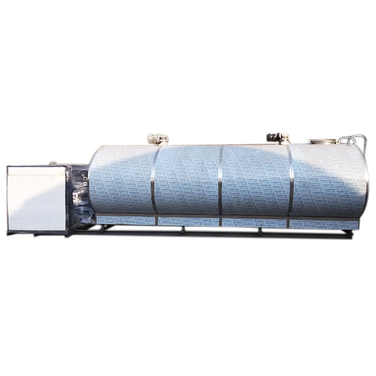 Stainless steel KLN milk chiller raw bulk milk cooling tank