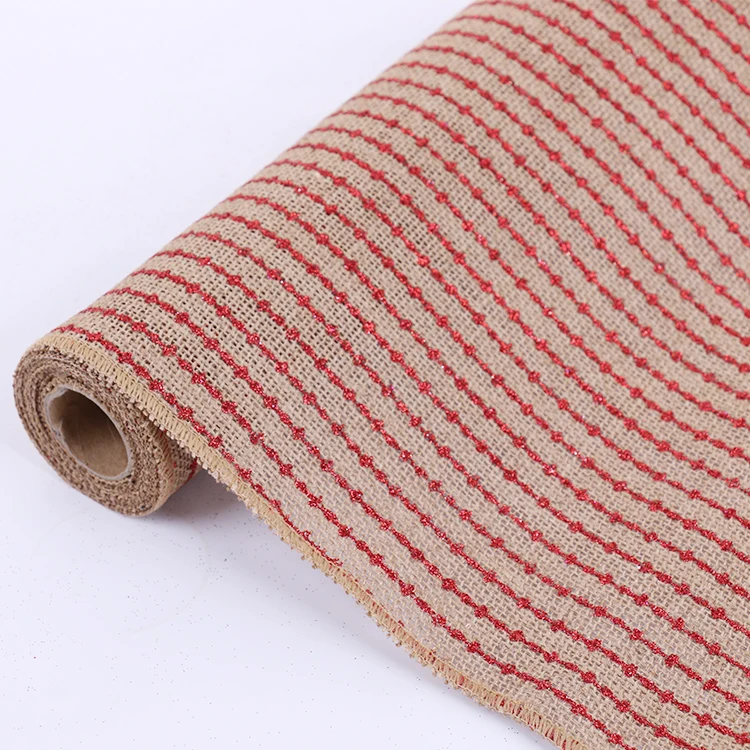 
Handmade beautiful christmas poly deco mesh ribbon 