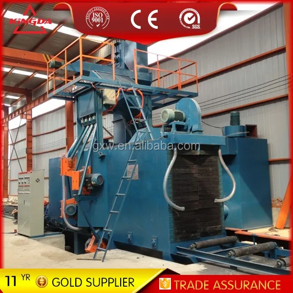 
I beam H beam steel pipe shot blasting machine 