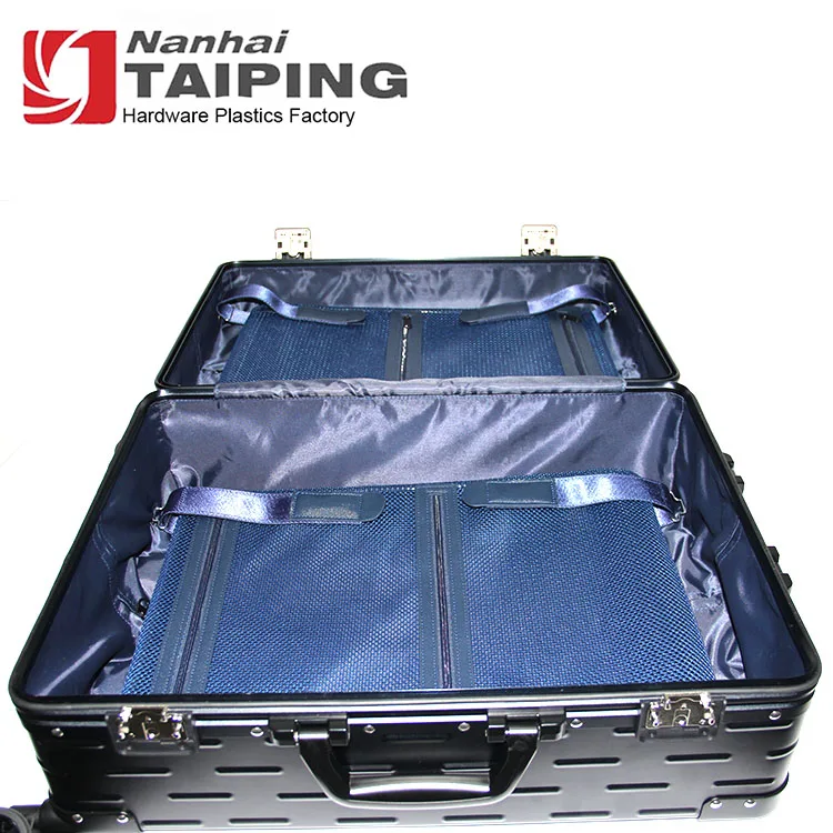 Fashion New 20 inch Black Aluminum Suitcase Trolley Case