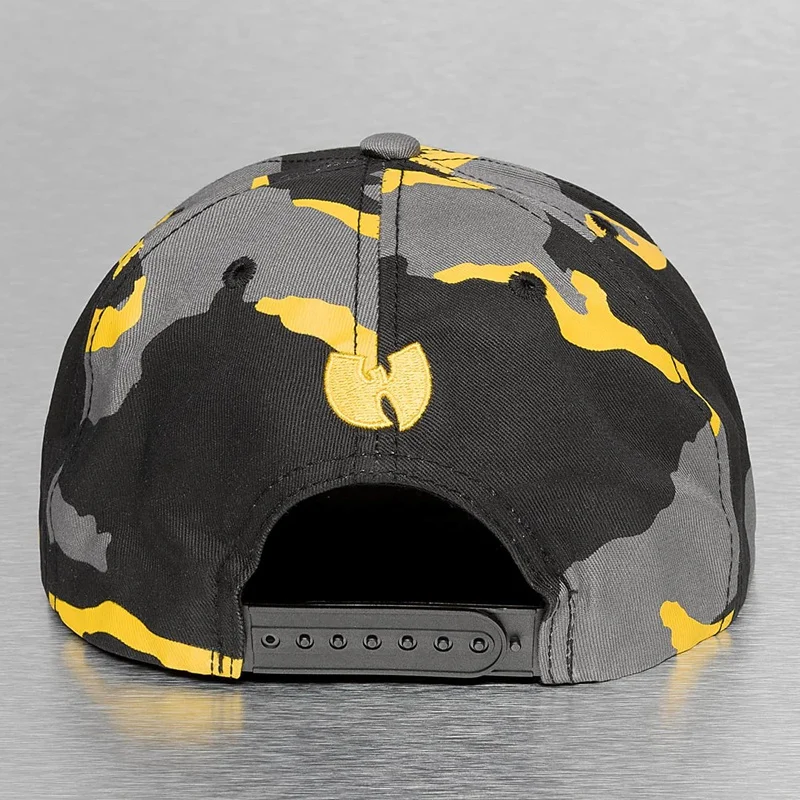 Hat Factory Custom Embroidered 5 Panel Camo Rope Bill Camouflage Running Snapback Caps