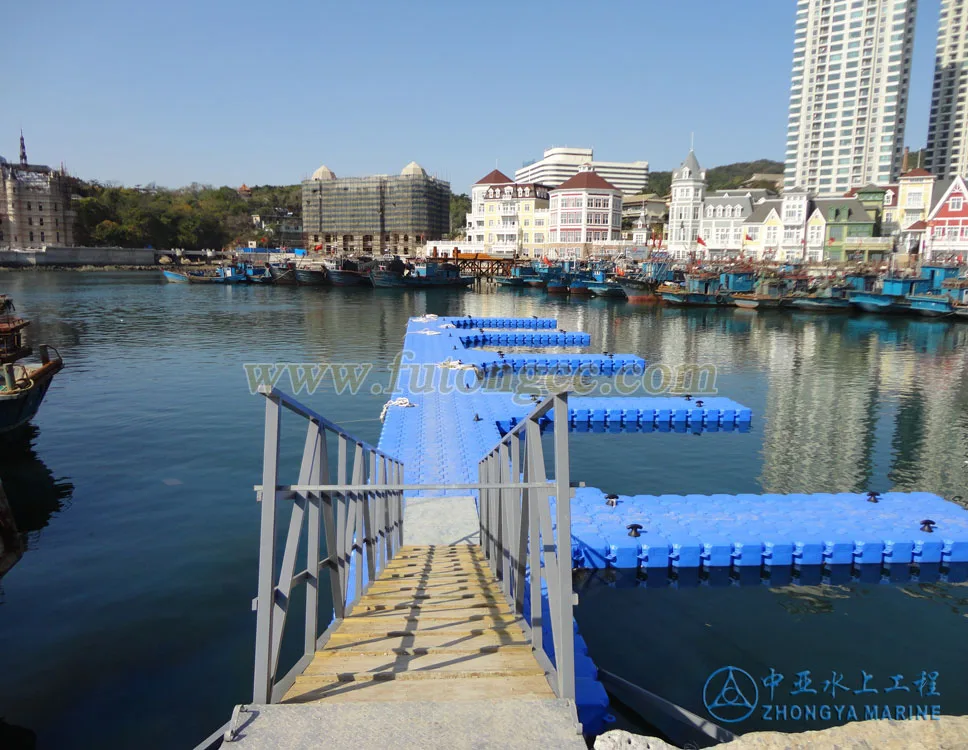 plastic floating dock pontoon floats jet ski dock bridge walkway platform