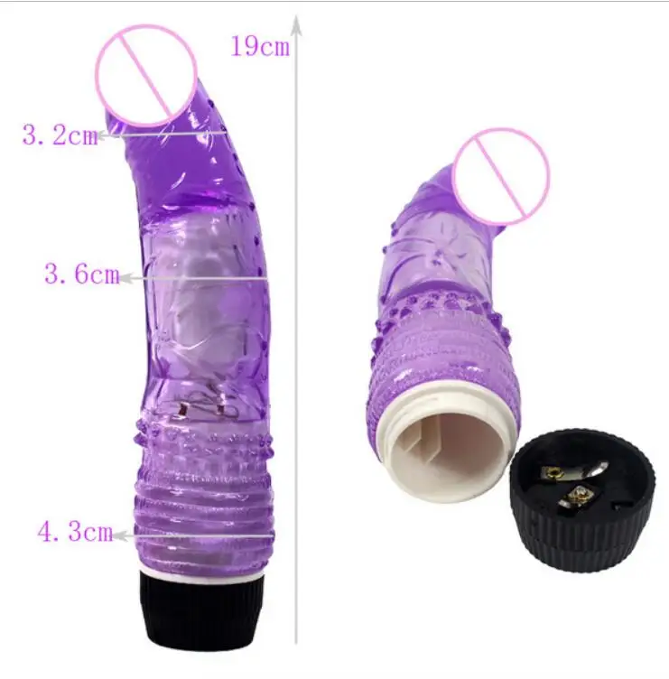 Cheap Price Sex Toy Artificial Vibrating Jelly Realistic Dildo Penis Vibrator For Women
