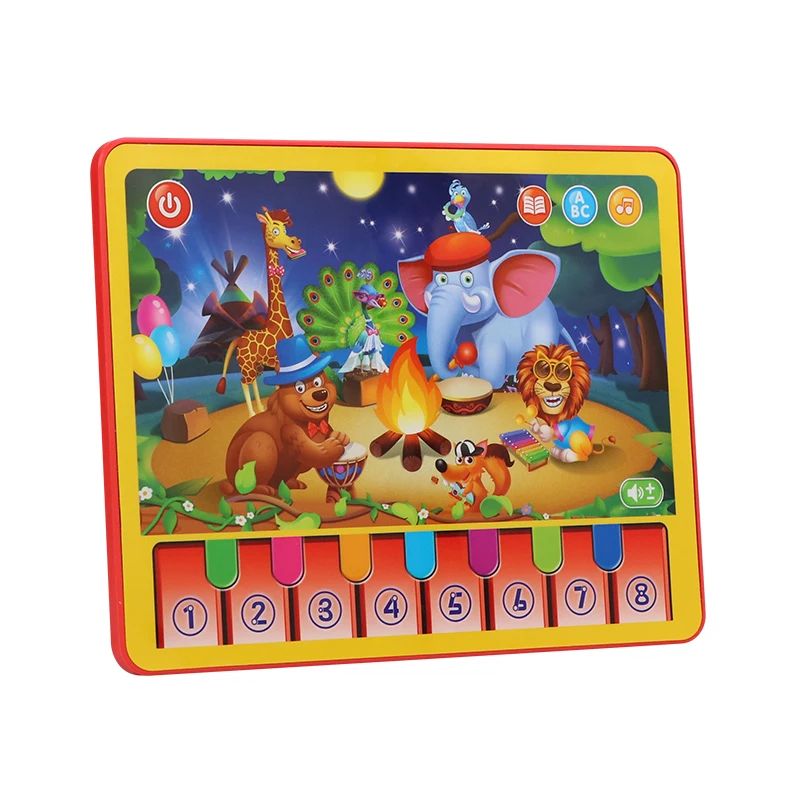 Animals concert educational pad electrical kids mini laptops