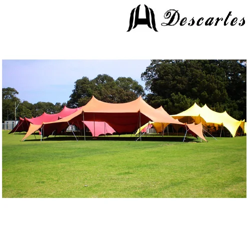 700gsm elastic tensile flexible tents/big marquee stretch tents for sale