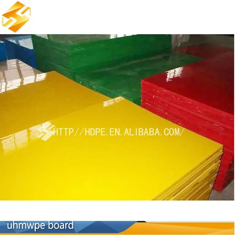 Popular impact resistance resistace color UHMWPE sheet with ISO9001 certification