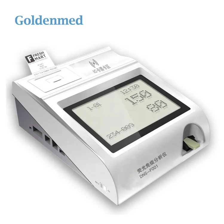 POCT/Blood Diagnostics/HbA1c/HCG/TSH/PCT/CRP/cTnI fluorescence Immunoassay analyzer