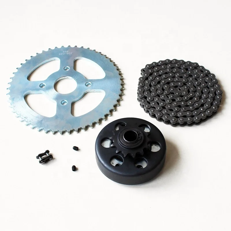 14T 3/4' Bore #420 Centrifugal Clutch Set 50T Sprocket For Mini Bike