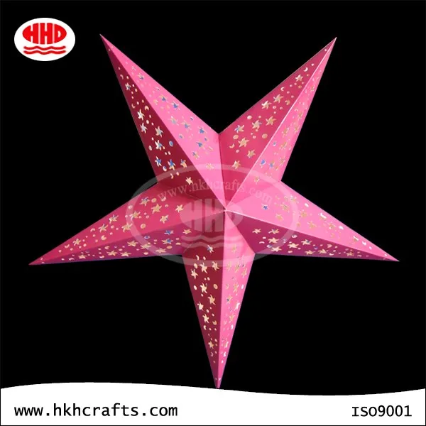 Origami decoration LED paper lantern star shape ceiling lamp