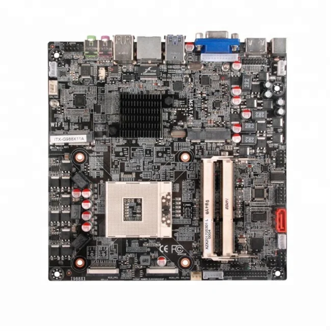 H61/H65 chipset   lvds thin mini itx custom intel laptop motherboard RPGA988 1 LAN DC 12V -19V
