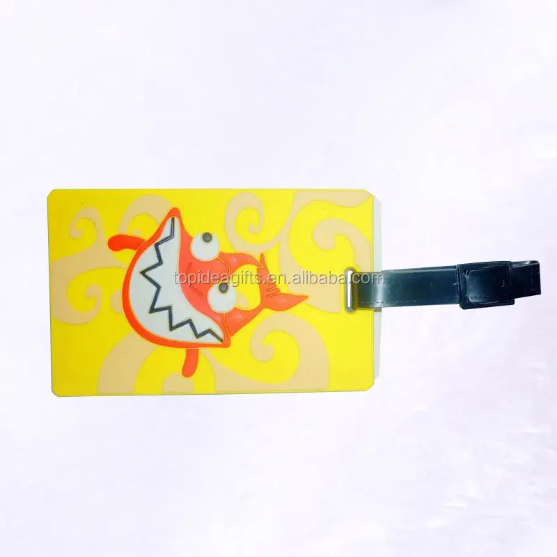 Export cute Tortoise and phoenix animal design zoo souvenir gifts pvc luggage tag suitcase tags bag name card holder