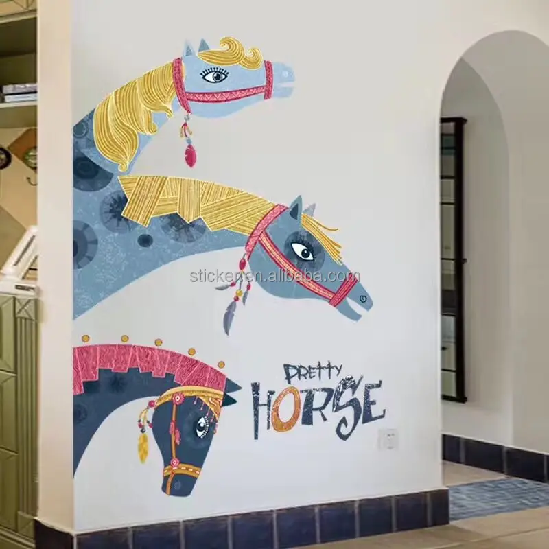 home decoration 3d elk Korea vinyl wall sticker