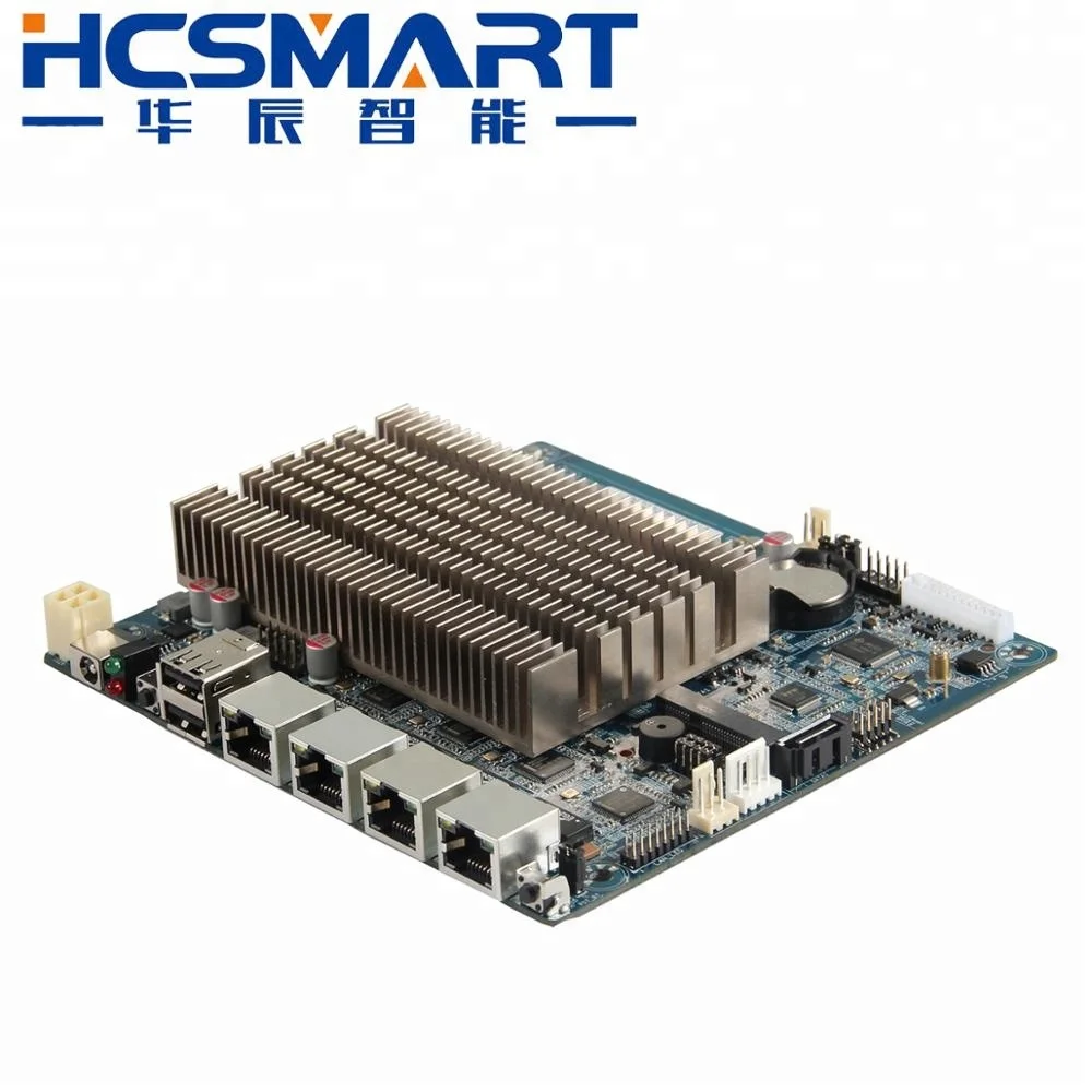 
Intel J1900 fanless cheap industrial firewall 4 ethernet ports motherboard 