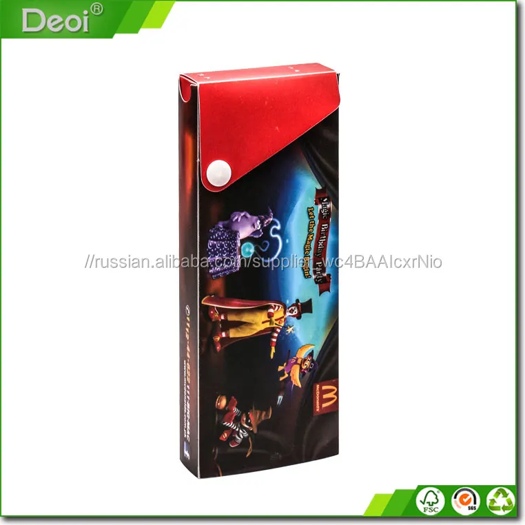 Красочные пластиковые пеналы для детей