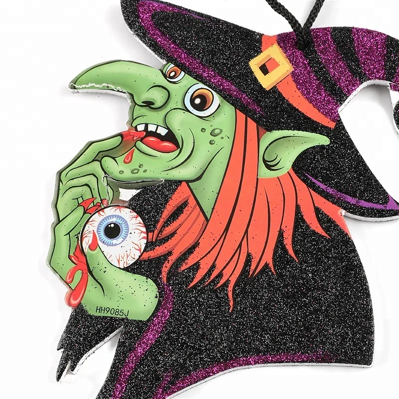 Оптовая продажа праздник для внутренней отделки Халат черная шляпа кровожадный ведьмы на Хэллоуин висячие украшения