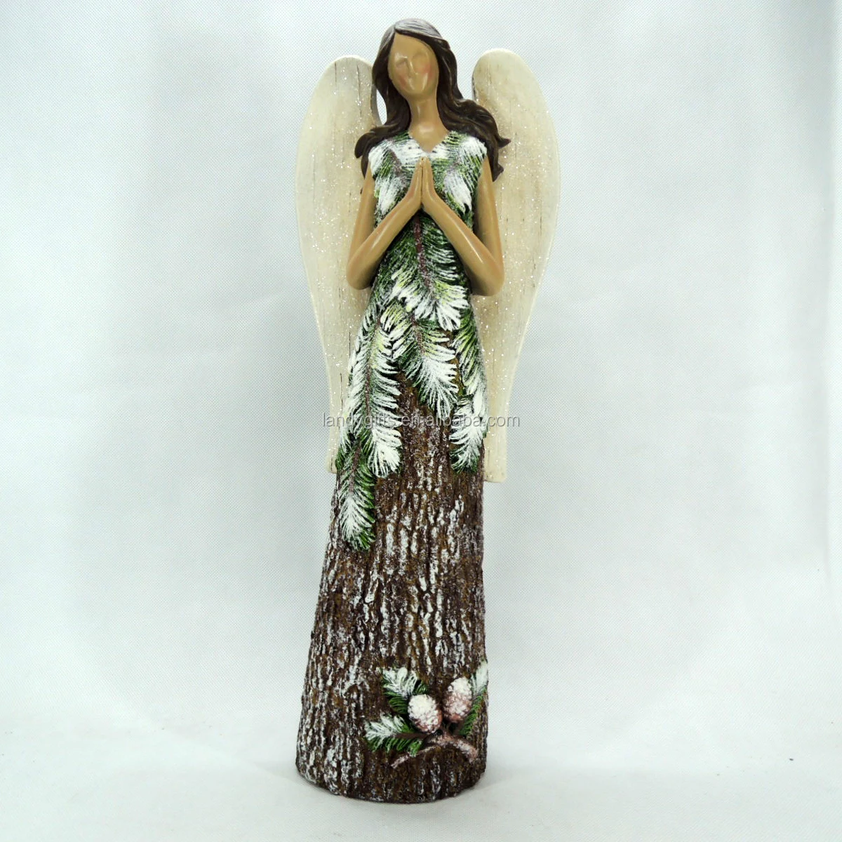
Fashionable Faceless Forest Angel Figurines Resin,8-Inch 