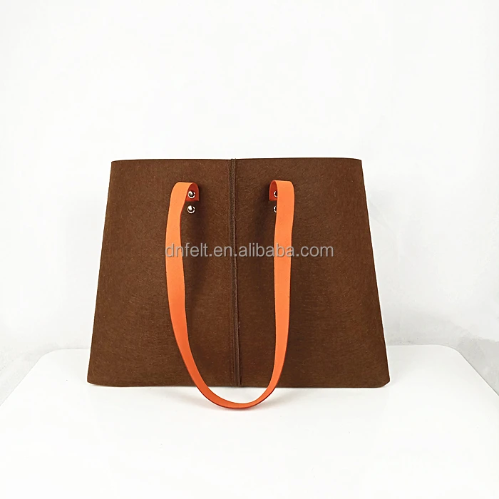 IQOS felt tote handbags women bags women accessories with leather handle