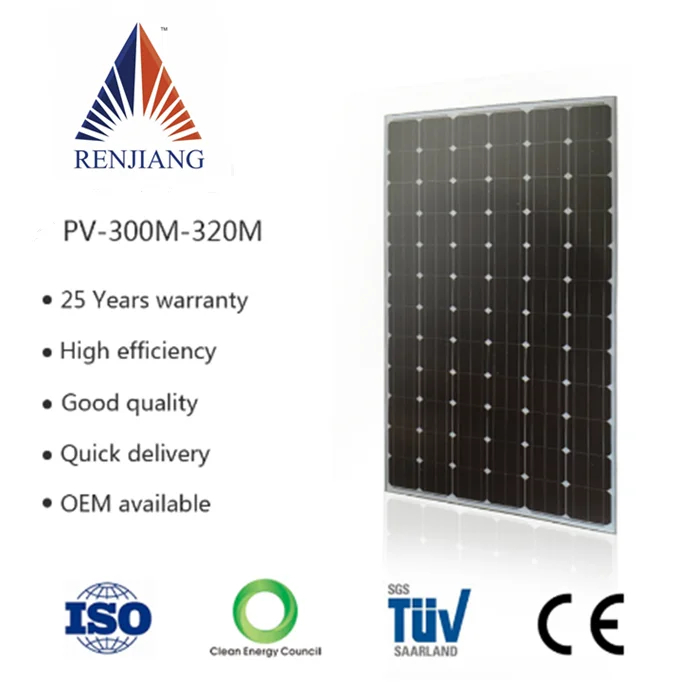 Renjiang  24 hours working Industrial off grid 8KW solar sun energy panel sources of energy